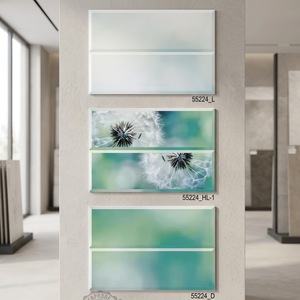 Shaded Color Combination Ceramic Wall & Floor Tiles 300x450mm for Cinema Home Outdoor Bathroom Mall Use-Glazed Interior Tiles - Product Image 1