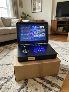 Máquina Arcade Portátil Plegable, Sistema <span class=keywords><strong>Pandora</strong></span> Box, Enchufe Universal, Consola de Videojuegos Retro Profesional, Metálica, en Inglés - Product Image 6