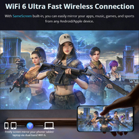 Projecteur vidéo home cinéma HD Hotack L012, projecteur intelligent Android WiFi LCD portable mini pour téléphone portable en extérieur