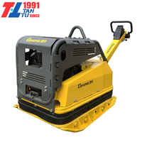 Compacteur vibrant manuel à moteur 6,5 CV essence/électrique/diesel pour terre, plaque vibrante, machine de compactage de sol