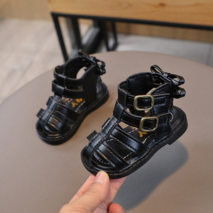 Sandalias de Verano para Bebés que Empiezan a Caminar, Sandalias Abiertas Transpirables Antideslizantes para Niños y Niñas, Sandalias Planas para la Playa - Product Image 4