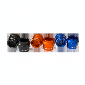 Husqvarna TE 150 24-25 distanziali ruota posteriore rossa per auto con mozzi in acciaio e alluminio dado modello nuova condizione - Product Image 1