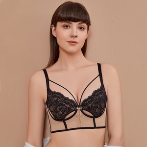 Oreilles de lapin sous-vêtements en dentelle <span class=keywords><strong>française</strong></span> les <span class=keywords><strong>gros</strong></span> seins des femmes montrent un soutien-gorge anti-affaissement à armatures souples et à mémoire de forme - Product Image 3