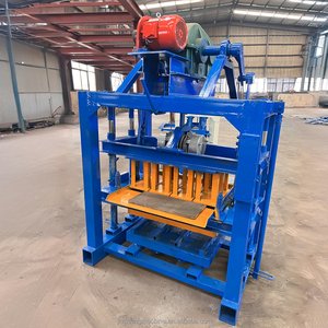 Sản xuất khối rỗng manul Máy làm gạch rỗng QTJ4-40 máy khối bê tông thủ công 35 giây 850*450mm được cung cấp - Product Image 2