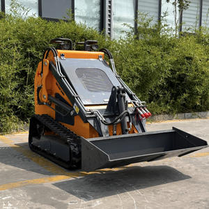 KOSTENLOSER VERSAND Mini-Kompaktlader Diesel CE EPA Motor Mini-Lader Raupenlader 300KG 500KG 1 Tonne Mini-Radlader zum Verkauf - Product Image 4