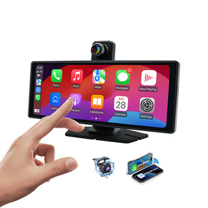 10.26inch không dây Carplay Android tự động màn hình hiển thị với Wifi <span class=keywords><strong>GPS</strong></span> vòng lặp ghi âm xe DVR Apple Carplay Xe thiết bị điện tử - Product Image 4