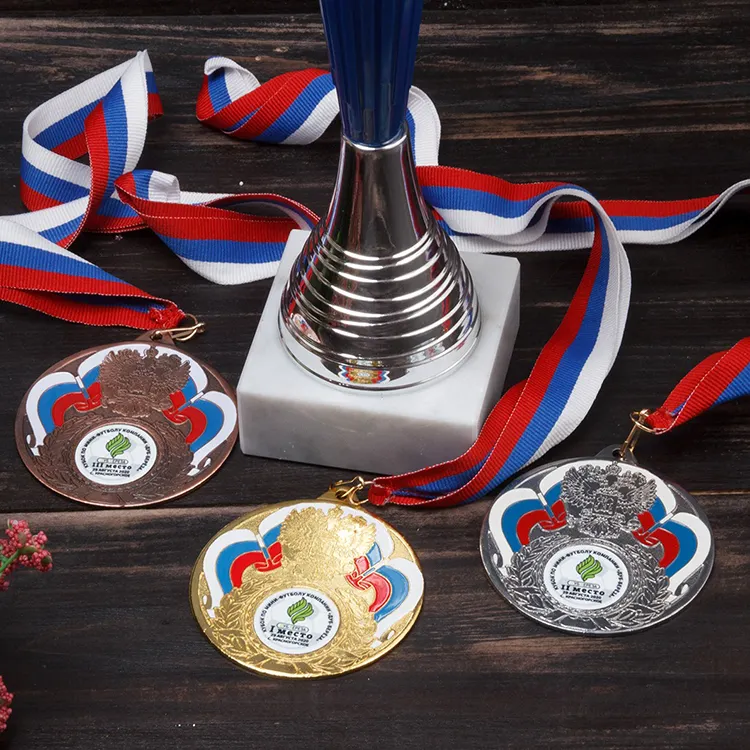 Entwerfen Sie Ihr eigenes Sport metall logo Marathon lauf Finisher Zink legierung benutzer definierte Medaille Design
