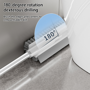 Wholesale 2-in-1 Bathroom <strong>Cleaning</strong> <strong>Brush</strong> Floor Scrub with Squeegee for Basic <strong>Cleaning</strong> - Product Image 3