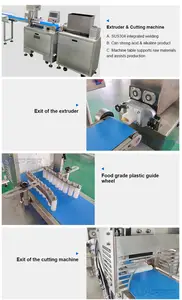 Extrudeuse automatique de barres énergétiques machine d'extrusion et d'emballage de barres protéinées