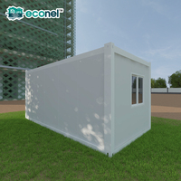 Maison en conteneur pliable de 20 pieds Maison préfabriquée en acier pliable et extensible Maison préfabriquée pour application hôtelière