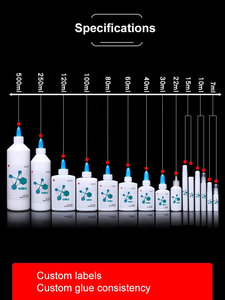 Pegamento Escolar Seguro y No Tóxico WBG, Pegamento PVA Blanco Transparente, Adhesivo Líquido Multiusos para Manualidades con Slime, Arte Infantil, Venta al por Mayor - Product Image 6