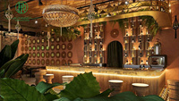 Décor d'intérieur de Bar de Pub personnalisé Restaurant & Grill mobilier de salon, hall Design de comptoir en bois