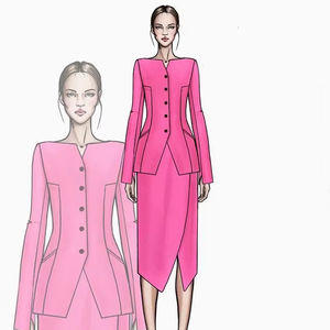 Chine Usine ODM OEM Marque Logo Personnalisé Designer Premium Vêtements Blazers Fabricants Vêtements Femmes Manteau Fait Sur Mesure - Product Image 1