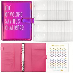 Carnet de budget et enveloppes de trésorerie pour le défi d'épargne de 100 jours, personnalisable en gros - Product Image 3