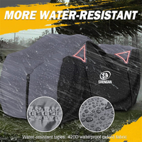 Housse de protection contre les intempéries Quad Cover 4 Wheeler Accessoires Waterproof 190T,210D,300D ATV Cover pour Honda,Polaris,Yamaha