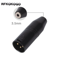 Convertisseur à prise mâle/femelle avec connecteur Audio, 3 broches, 3.5mm, 1/8 "TRS Mini Jack, adaptateur Microphone stéréo