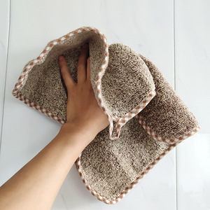Bamboo Charcoal Fiber <b>Towel</b> 35x35Cm Thickened <b>Microfiber</b> Absorbent For Car And Face Cleaning Home Use - Product Image 3