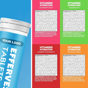 Tabletas Efervescentes de Vitaminas de Marca Privada con Sabor a Frutas y Ácido Fólico Añadido para el Apoyo a la Salud, Suplemento para Hombres y Mujeres - Product Image 5