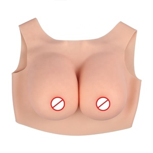 Seins en silicone travesti portable crosscommode réaliste en silicone Fema Cilicon seins artificiels <span class=keywords><strong>x</strong></span> forme de poitrine avec sangles - Product Image 2