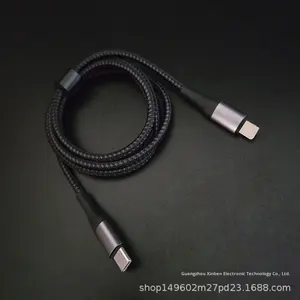 Nuevo Cable de Datos USB-C de Carga Rápida PD con Logotipo Personalizado de Fábrica, Cable Trenzado de Punto CTOL de 8 Pines de 0.5-1m para <span class=keywords><strong>iPad</strong></span> - Product Image 2