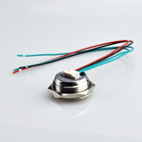 Langir 24mm Anneau LED Bouton Poussoir Interrupteur Électrique Chromage 2 Couleur LED IP67 & IP65 Matière Plastique