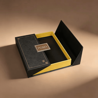 Boîte-cadeau de luxe personnalisée de qualité supérieure, boîte en carton magnétique à double porte, emballage de luxe pour cadeau