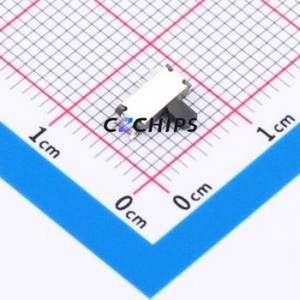 K3-1296S-J1 Slide Switch SMD Switch Single Pole Double Throw Rectangle Pin Header SMD Tab 6.6mm - Product Image 1