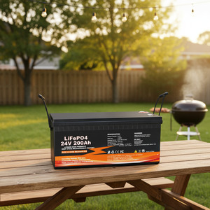 <b>24v</b> 200Ah Lifepo4 <b>Battery</b> with CAN Communication for Solar Panels Deep Cycle Lithium Ion <b>Battery</b> With BMS - Product Image 2