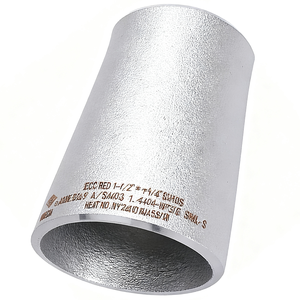 Reductor Excéntrico Fabricado en Vietnam, ASME B16.9, Acero Inoxidable A SA403 304 304L 316 316L, Accesorio de Tubería de Alta Presión de 1 2 a 12 Pulgadas - Product Image 1