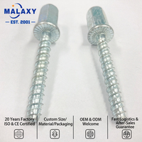 Malaxy A2 - Boulon d'ancrage de plafond en acier inoxydable plaqué zinc transparent, cheville d'ancrage pour béton, fixation de plafond