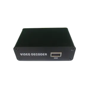 Decodificador de vídeo portátil h.264 h265 ip, transmisión en vivo con USB