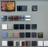 Interrupteur mural intelligent à touches de piano avec contrôleur de scène sans fil Zigbee, compatible Apple Home/HomeKit, relais de lumière toujours connecté