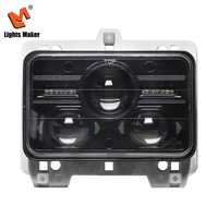 Faro LED Rectangular de 6.5 Pulgadas para Motocicleta con DRL, 60W, Luz Alta H4, Luz Baja, Impermeable IP67, 6000LM, Modelo YW-5992