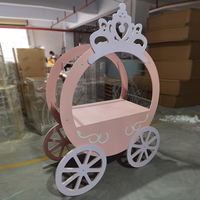 Chariot à bonbons moderne et luxueux Martina, présentoir en acrylique + PVC, accessoires de scène rectangulaires hauts, décorations de mariage, d'anniversaire et de mariage