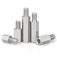 M2 M3 M4 M5 M6 M7 M8 M10 entretoise filetée mâle femelle zinguée en aluminium galvanisé hexagone pcb cylindre entretoises hexagonales