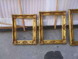 Vàng Đỏ Gỗ Khung Lớn Sang Trọng Châu Âu Cổ Điển Hình Ảnh Sơn Dầu Ảnh Khung Gỗ - Product Image 3