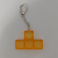 Vente en gros usine DIY PC Base transparente Clavier mécanique à LED Porte-clés Fidget Clickers Keycap Motif dessin animé UV