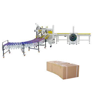 Automatische Case Box Afdichting Kartonnen Erector Case Opstelling En Seal Machine Met Transportband - Product Image 4