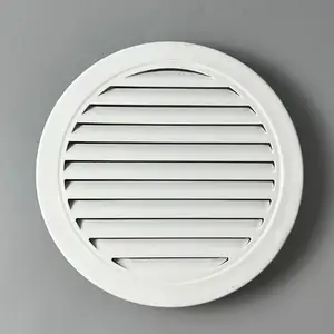 4 ''Inch Witte Afzuigkap Afdekking Hvac Ventilatieopeningen Voor Badkamerrooster Afdekking Rond Luchtopening