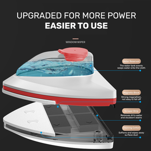 Fonoran Offre Spéciale ménage fenêtre outils de nettoyage Injection <span class=keywords><strong>triangulaire</strong></span> Double couche verre nettoyage <span class=keywords><strong>raclette</strong></span> magnétique fenêtre nettoyant - Product Image 2