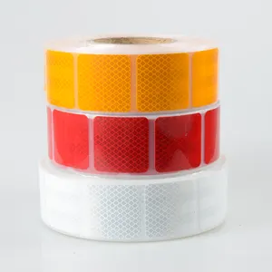High intensity grade red white yellow red pegatina reflectante car sticker truck reflective tape