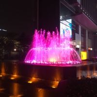 Fuente de Jardín Teemall para Exteriores, Cuadrada, con Luces LED de Colores, Programable, para Decoración