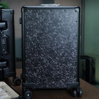Ensemble de valises de voyage modernes de luxe à grande capacité, 3 pièces, avec roulettes pivotantes à 4 roues, construction en carbone forgé durable, serrure TSA pour les voyages