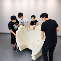 Gaojie OEM, fabrication industrielle de boîtiers de dispositifs médicaux en ABS de grande taille, services de fraisage CNC 3D, pièces en plastique, prototypage rapide