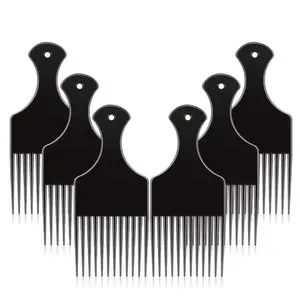 Профессиональная расческа для расчесывания волос, африканская натуральная Расческа для чёрных мужчин 4c