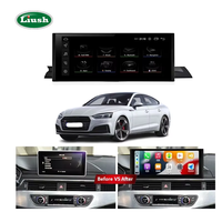 Mejor precio sistema Linux coche Radio 10,25 pulgadas pantalla Actualización coche GPS sistema con Carplay inalámbrico para Audi S5/A4L/A5 B9 2017-2020