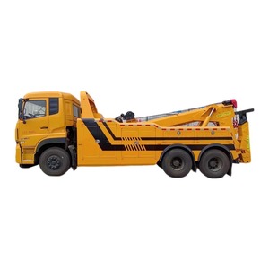 Camion de remorquage intégré DFAC Dongfeng 6X4, poids lourd, 55 tonnes, avec grue de récupération - Product Image 2