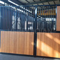 Écurie à chevaux en gros, écurie à chevaux personnalisée, box à chevaux, écurie 2,2 x 4 m, cadre en acier portable, élevage de volailles, box à chevaux, écurie