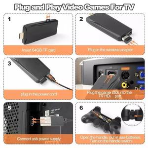 Consola M8 Consola Juego Video M8 Stick HD Out <span class=keywords><strong>2</strong></span> Joysticks Inalámbrico 64G 4K 20000 Juegos - Product Image 2