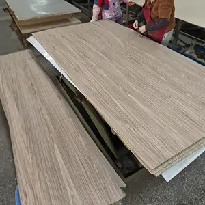 Factory Direct Sale Engineered Walnut Wood Veneer Slip Match Press To Plywood